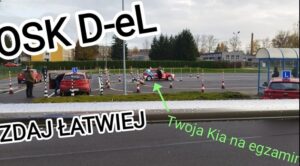 Egzamin na prawo jazdy na aucie szkoły jazdy DeL w Jedlicze